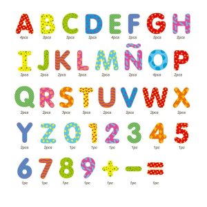 Magnetic Decor Letters & Numbers