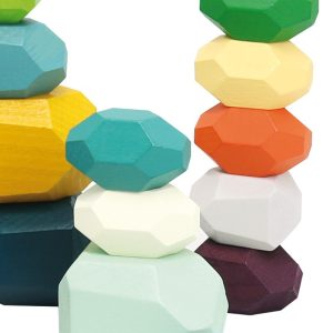 Wooden Stacking Stones - 21 pcs.