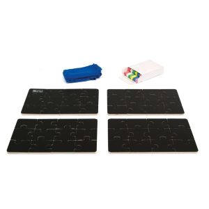 4 Puzzles - Blackboard Diorama