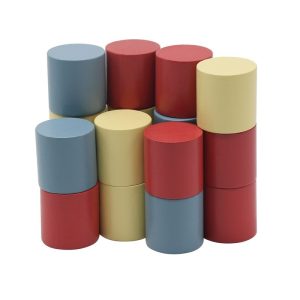3D Wooden Cylinder Blocks