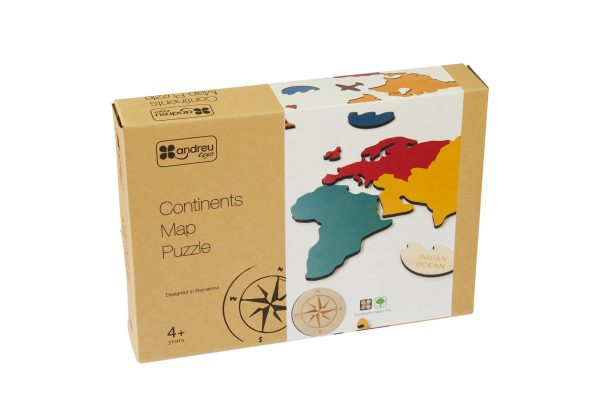 Continents Map Puzzle